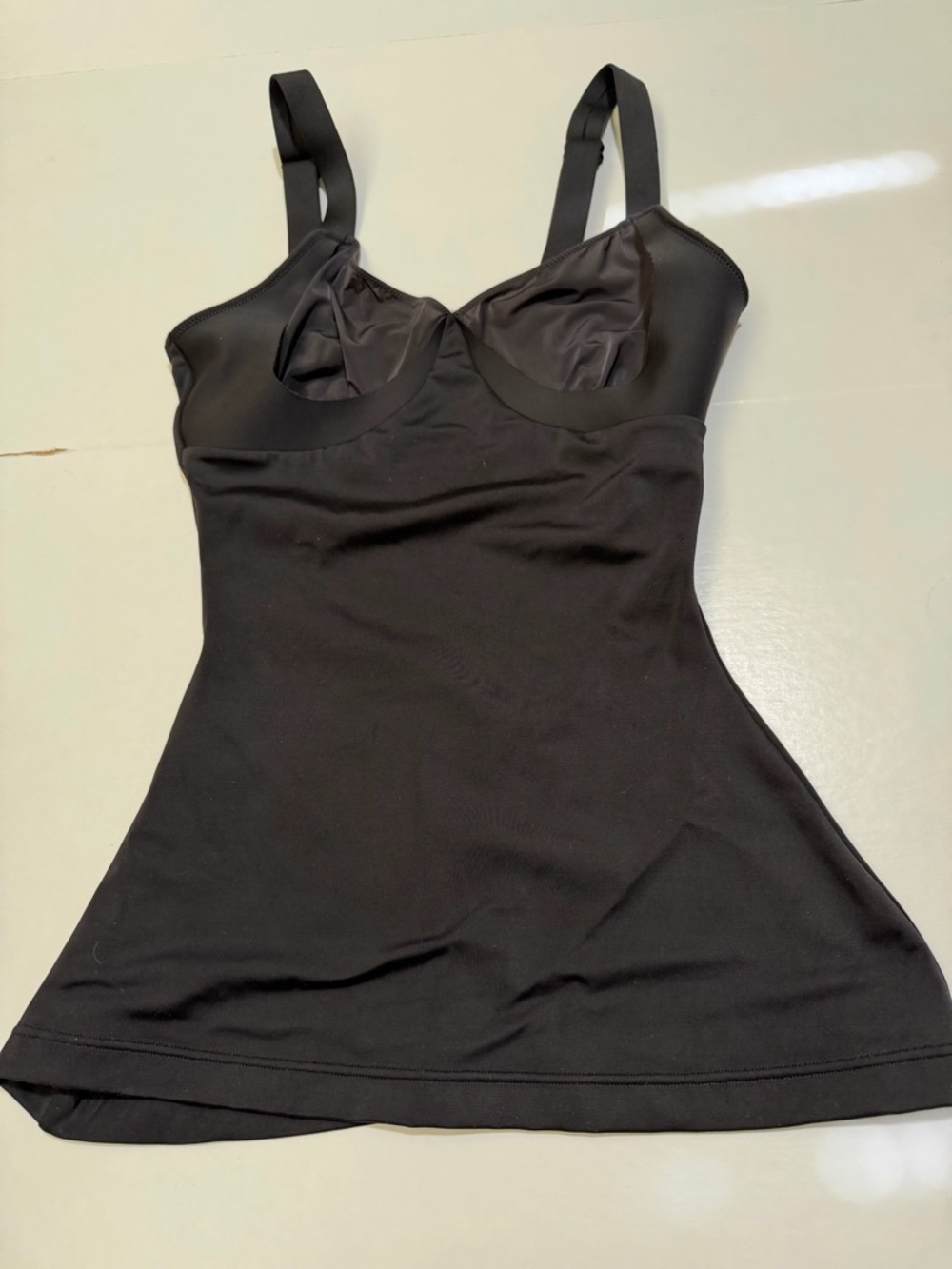 NWOT Sz XS/S Spanx black  1 piece bra with tummy trimmer
